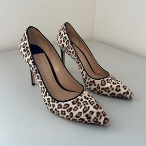 New in Box Stuart Weitzman Leigh Spotted Leopard Stiletto Pumps | Size 8
